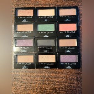 Maybelline Expert Wear Eyeshadows Lot Of 12  Various Colors Brand New Unopened